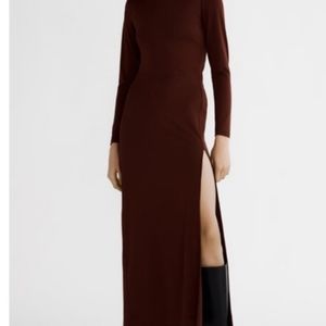 Zara open back dress